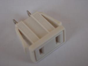 China USA Electrical Power Plug Socket Adapter , Wall Receptacle Outlet 125VAC 15A wholesale