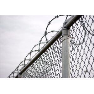 China Beautiful Shape Razor Wire Fence Corrosion Resistant Good Deterrent Effects wholesale