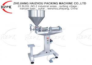 China Food Grade Semi Automatic Piston Filling Machine 200-1500 Ml Volume on sale