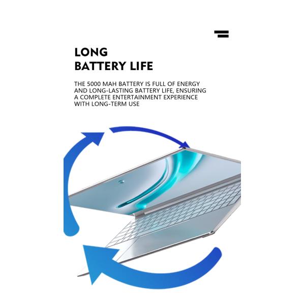 Intel Graphics Card 12GB 256GB Ultra Thin Laptop With Big Screen 1920x1080 IPS