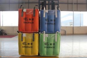 China Black / Grey U Panel Bulk Big Bag FIBC Cross Corner For 1000KGS wholesale