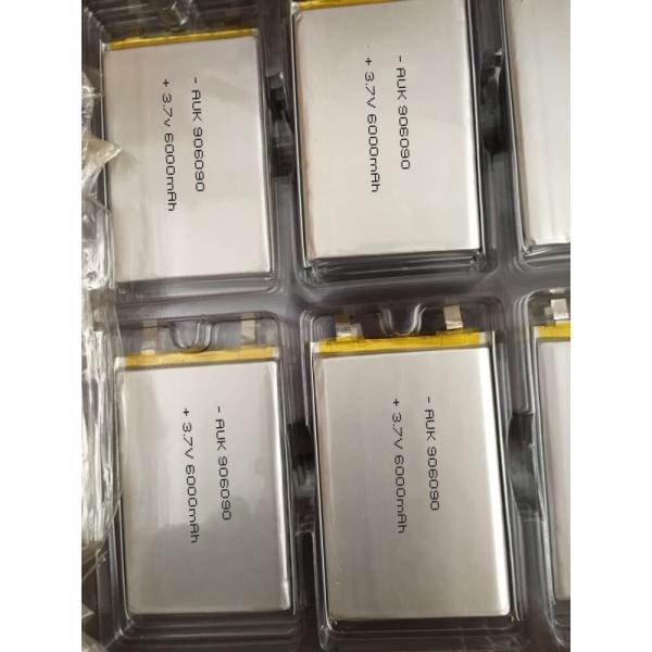 Rechargeable Lithium Ion Polymer Cell Small 3.7V 6000mAh Lithium Battery