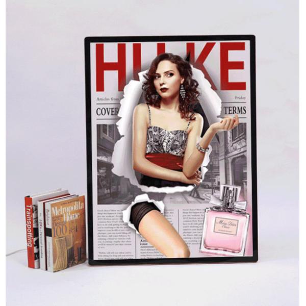 Poster Tension Outdoor Led Billboard Signs , Bright Light Box Advertising Displays