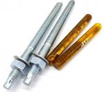 Galvanized Steel M8 - M30 Chemical Anchor Bolts High Strength 4.8 Grade ISO10664