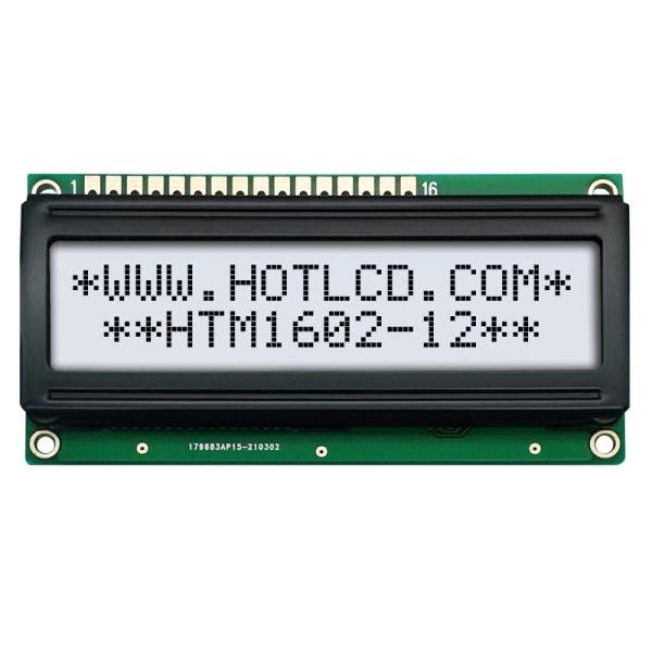 16x2 Medium Character LCD Module Yellow Green Color HTM1602-12