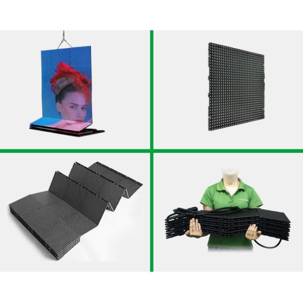 Out door Led Stage Display , rgb Large Flexible Led Screen 4000 nits Brightness