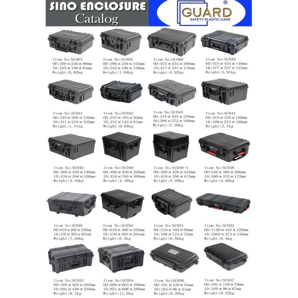 ABS Plastic Carry Portable Tool Box With Pre Cut Foam