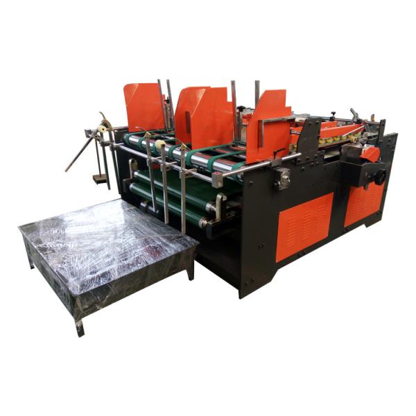 Press Type Semi Automatic Folder Gluer , Small Box Folder Gluer Machine Special Shaped