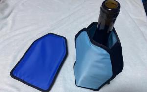 China Blue Color Anti Freezing Wine Cool Gel Bottle Chill Cooler 23 X 16cm wholesale