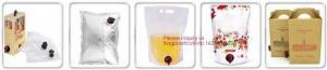 China Customized 1.5L 3L 5L/Liter Reusable Refillable Empty Aluminum Foil Wine Bag In Box Dispenser With Spout Tap bagease pac wholesale