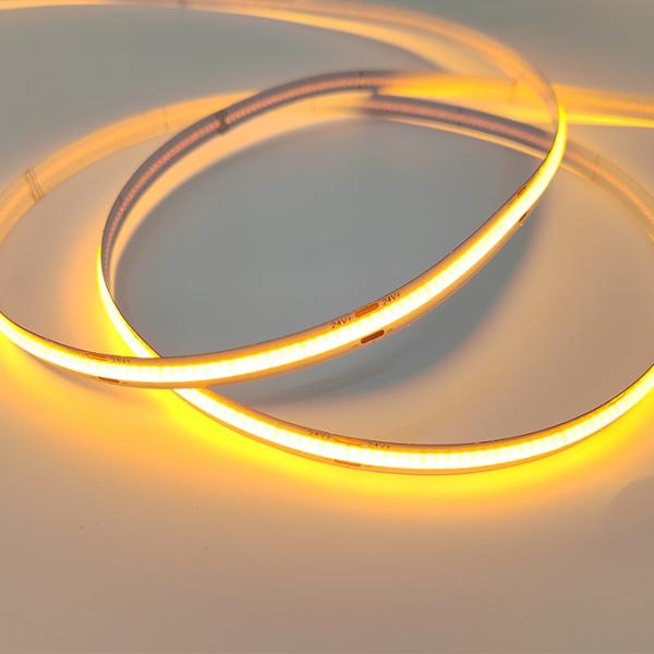 320 Chips Cob Led Rgb 24V 9.6W Dot Free Cob LED Tape Light