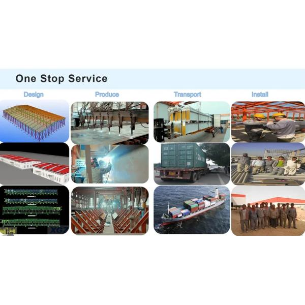 High Waterproof Fully Prefabricated Galvanized Lightweight Steel Structure - Factory Direct for Wholesale Construction Projects