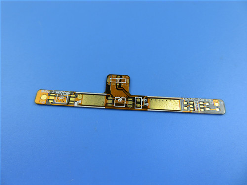 Double Sided Flexible PCB Soft Polyimide Circuit Board with Immersion Gold and FR4 Stiffener for Antennas