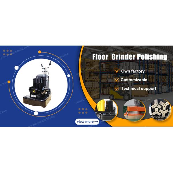 High Efficiency Concrete Floor Grinding Machine 2400rpm Smooth Operation