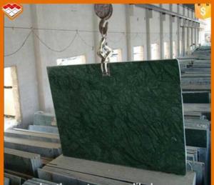 China Polished Verde Green Marble , India Marble Dining Table 36''X36'' on sale