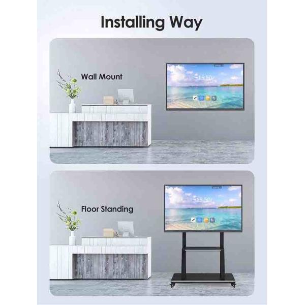 HD Smart Interactive Flat Panel FCC 85 Inch Interactive Whiteboard