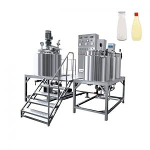 China Cosmetic Making Machine Fixed Vacuum Emulsifying Mixer Machine Electric Heating wholesale