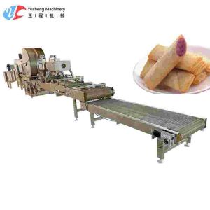 Yucheng Automatic Lumpia Wrapper Machine 45 Kw Commercial Spring Roll Maker