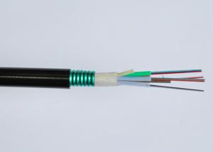 China Long - haul communication system PE sheath Fiber Cable with Steel Member on sale
