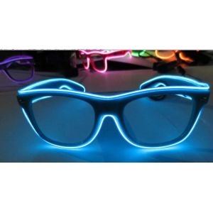 Sound Activated El Wire Glasses