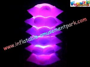 China Purple Waterproof Inflatable Lighting Decoration Christmas Tree For Event on sale