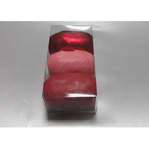 5mm X 10m Matt metallic printed Curling Ribbon Egg , solid Embossed Ribbon