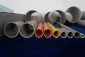 China Fiber Glass Non-magnetic FRP Pultrusion Round Tube Nonconductive Thermal Insulation wholesale