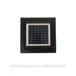 ABS 8W 12v Solar Powered Roof Ventilator With Black Color / Customized Color