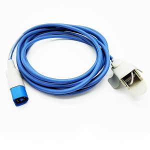 China Blue Cable Monitor SPO2 Sensor For MP70 / MP80 Medical Grade TPU Material wholesale