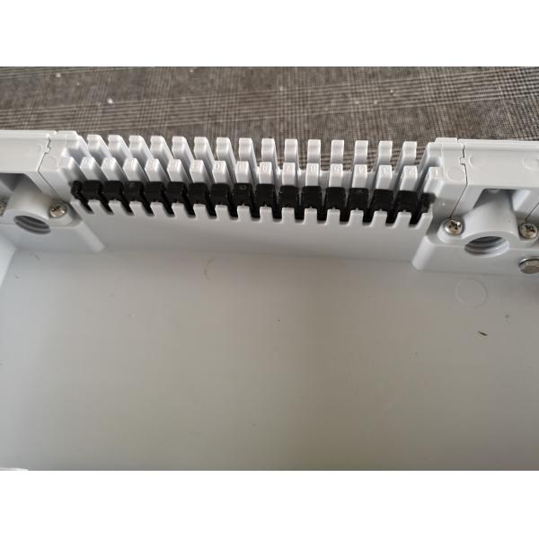 16ports FTTH 1*8 PLC Splitter Optical Distribution Box IP65 Indonesia Telecom 2 Doors Gray