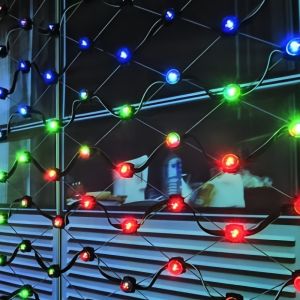 Buy cheap LED Dots Attached To X TEND Stainless Steel Mesh For Projection Surface from wholesalers