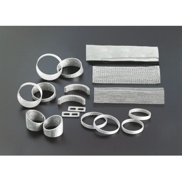 Silver Color 304 Steel Knitted Wire Mesh Gasket For Egr Cooler