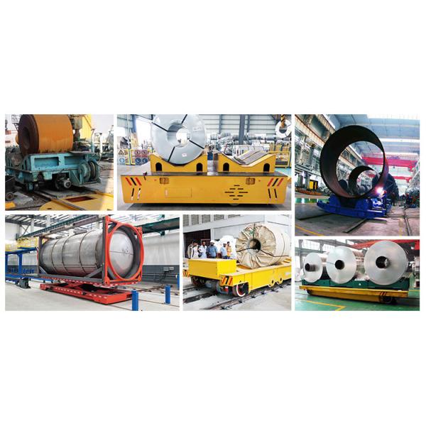 60MT Slab Deck Automotive Self-Propelled Rail Power Transport Cart System With Suspensions