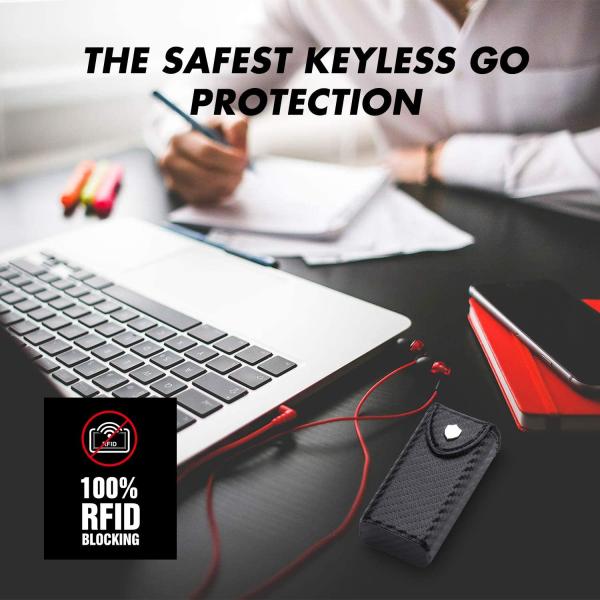 Safe RFID Signal Blocking Cage , Faraday Key Fob Protector Magnet Closure