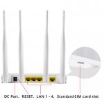 China Home 4G LTE Router 300Mbps Unlocked 4x5dBi External Antennas wholesale
