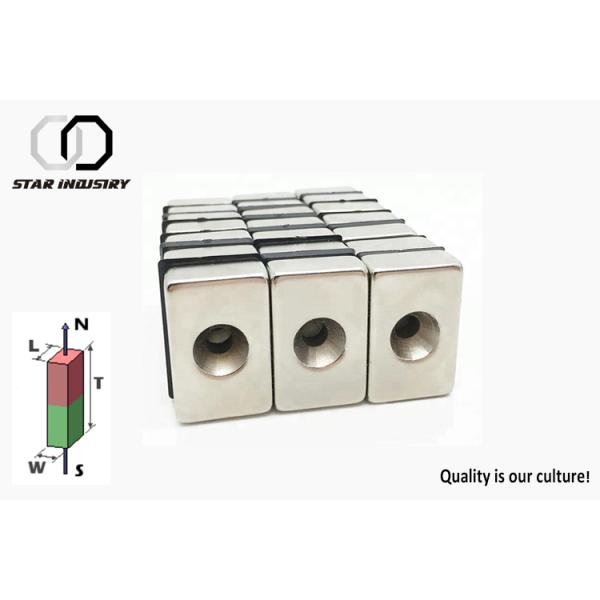 N42 Strong Countersunk Neodymium Magnets With Radial Magnetization