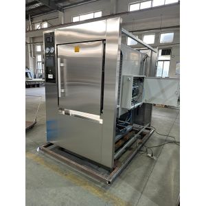 China 360L Optional Double Door Hospital Use Square Chamber Horizontal Steam Sterilizer wholesale