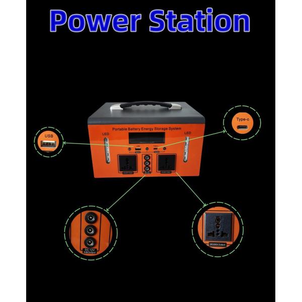 300W off-Grid Solar Mobile Device Charging Station
