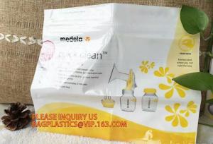 China Mircowave steam sterilizer bag, steriliser bag,LDPE soft milk white plastic bag for dry laundry, plastic laundry bag, 10 wholesale