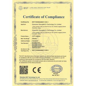 SHENZHEN SMILETECH CO,.LTD Certifications