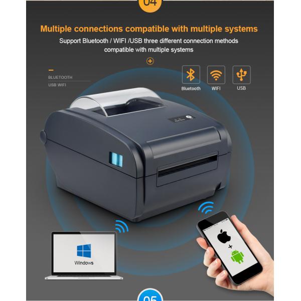 Bluetooth Shipping Label Maker Printer 4x6 For Fedex USPS