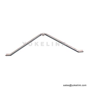 China 72&quot; V Crossarm Brace 22&quot; Drop 1-3/4&quot; X 1-3/4&quot; X 3/16&quot; Steel wholesale