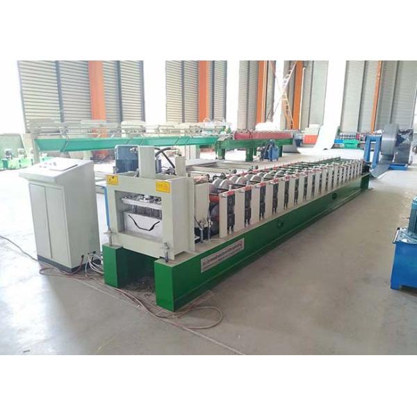Length Adjustable Gutter Roll Forming Machine Forming Steps 18 For 400mm Width Roofing
