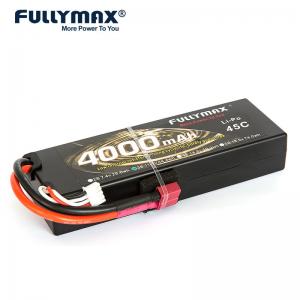 China Fullymax 3S Lipo Battery 45C 4000mAh 11.1V 3s 4000mah Lipo Battery Rc Car Toys Lead Wires on sale