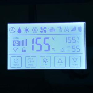 China Segment Lcd Custom Design FSTN / TN Lcd Display , Zebra Connector Trans-missive Monochrome Lcd play for Water Meter wholesale