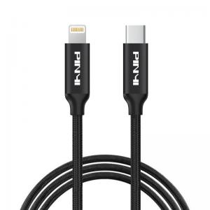 China Quick Charging MFI Certified Type C To Lightning Cable 5V 2.1A PVC Nylon Braided wholesale