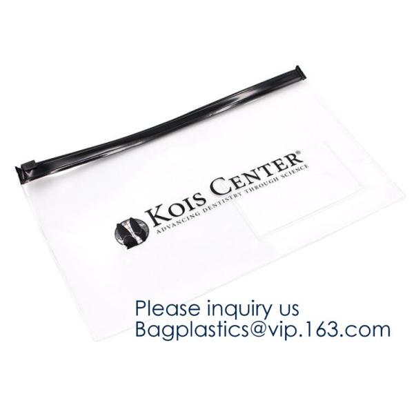 Custom Screen Printing Clear EVA Zip lockk Bags Portable Travel MakeupToiletry Cosmetic Bag Packing Pouch, BAGEASE PACK