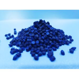 China Dark Blue Plastic Color Masterbatch HDPE LDPE Blowing Film Injection Extrusion wholesale