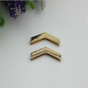 China Designer handbag hardware decorative accessories gold metal corner angles protector wholesale