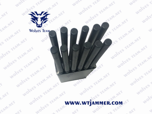 12 Bands CDMA UHF VHF 25m 12W Handheld Signal Jammer